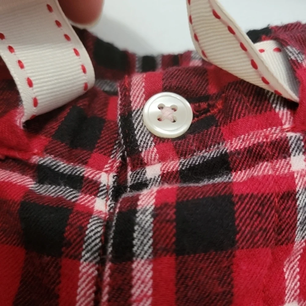 Ralph Lauren Men's Red Plaid Flannel Pajama Pants‎ Size M Loungewear Holiday
